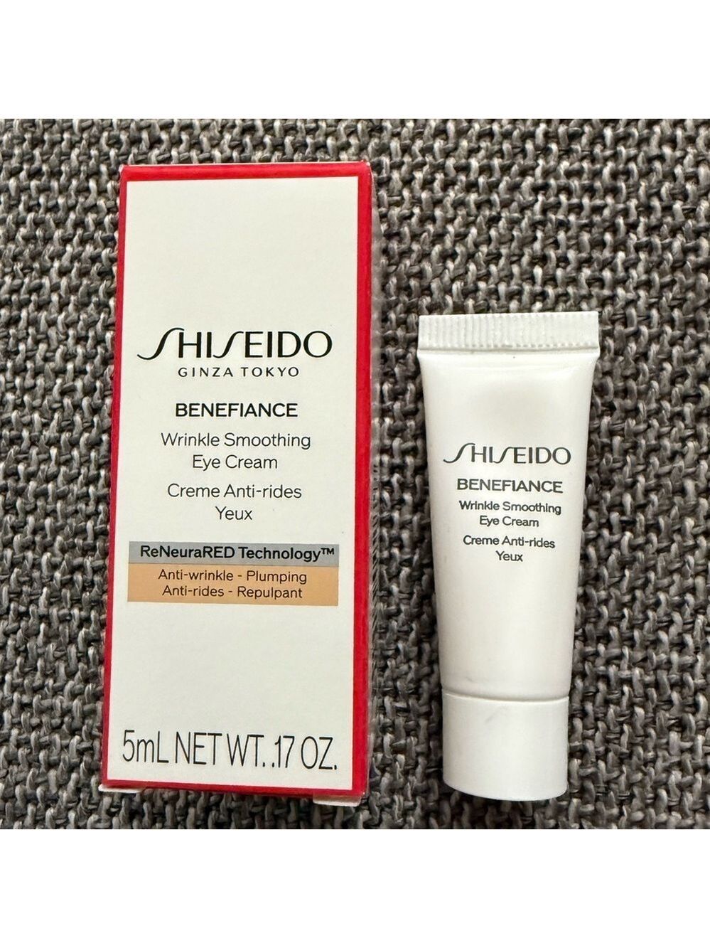 Shiseido Benefiance Wrinkle Eye Cream Eye Mask Cream Miniatures Set Makeup Pouch - Picture 6 of 15